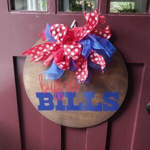 Buffalo Bills door hanger